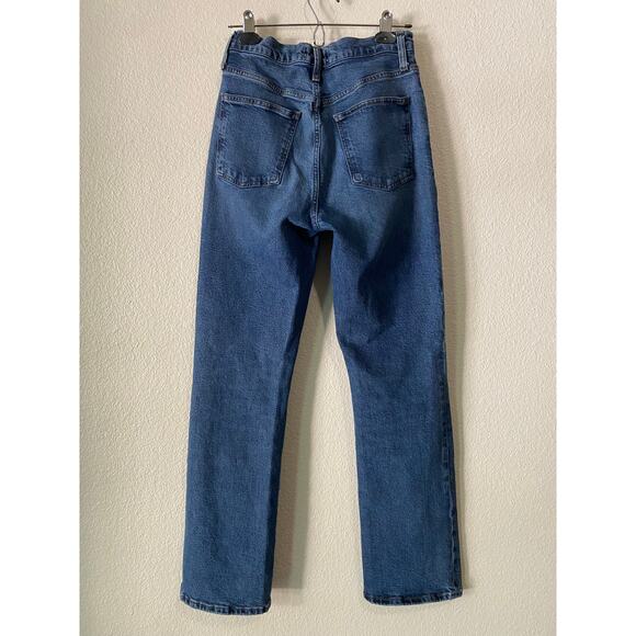 AGOLDE Vintage High Rise Boot Jeans US 27 Prophecy Mid Blue Wash Denim Classic - Picture 5 of 11